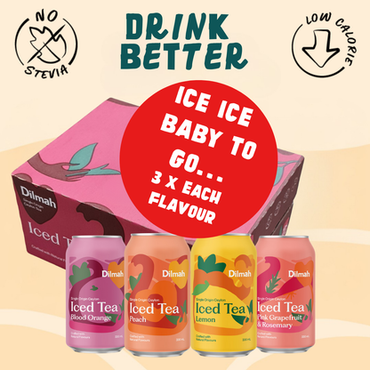 Mixed only Ice Ice Tea Baby Dilmah Ice Ice Baby 24 Pack