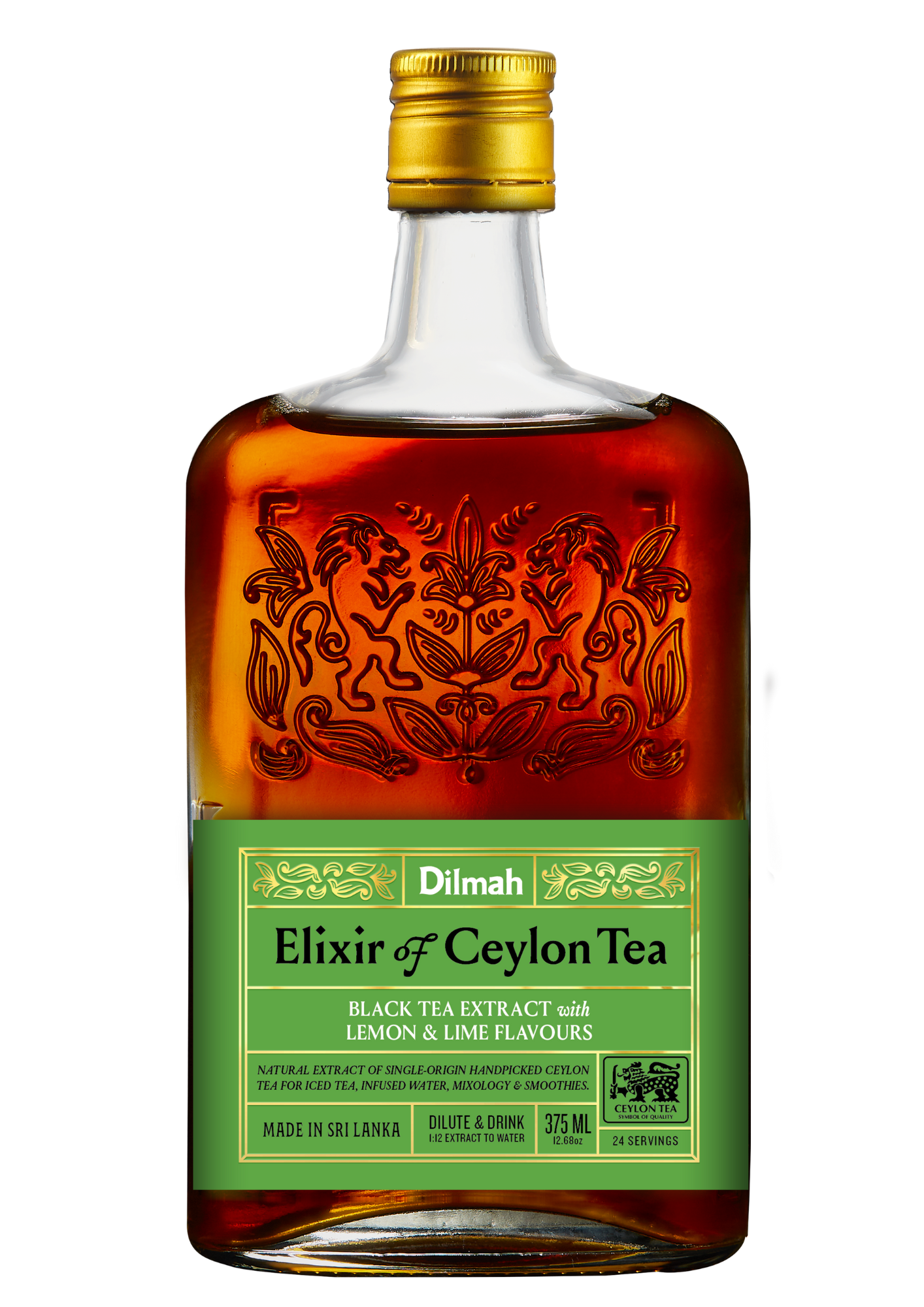 Dilmah Natural Tea Extract Lemon & Lime 375ml
