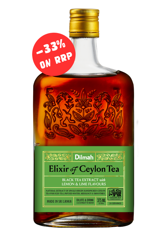 Dilmah Natural Extract of Ceylon Tea - Lemon & Lime 375ml 6 Bottles