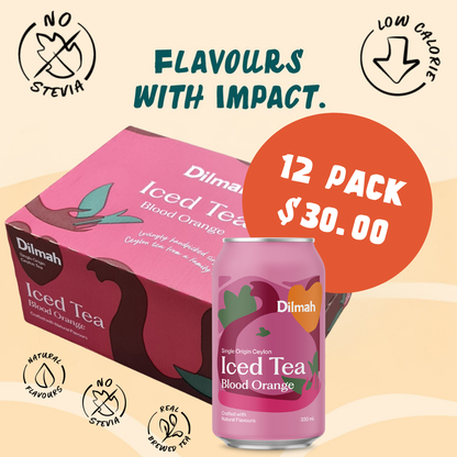 Dilmah Natural Iced Tea Blood Orange