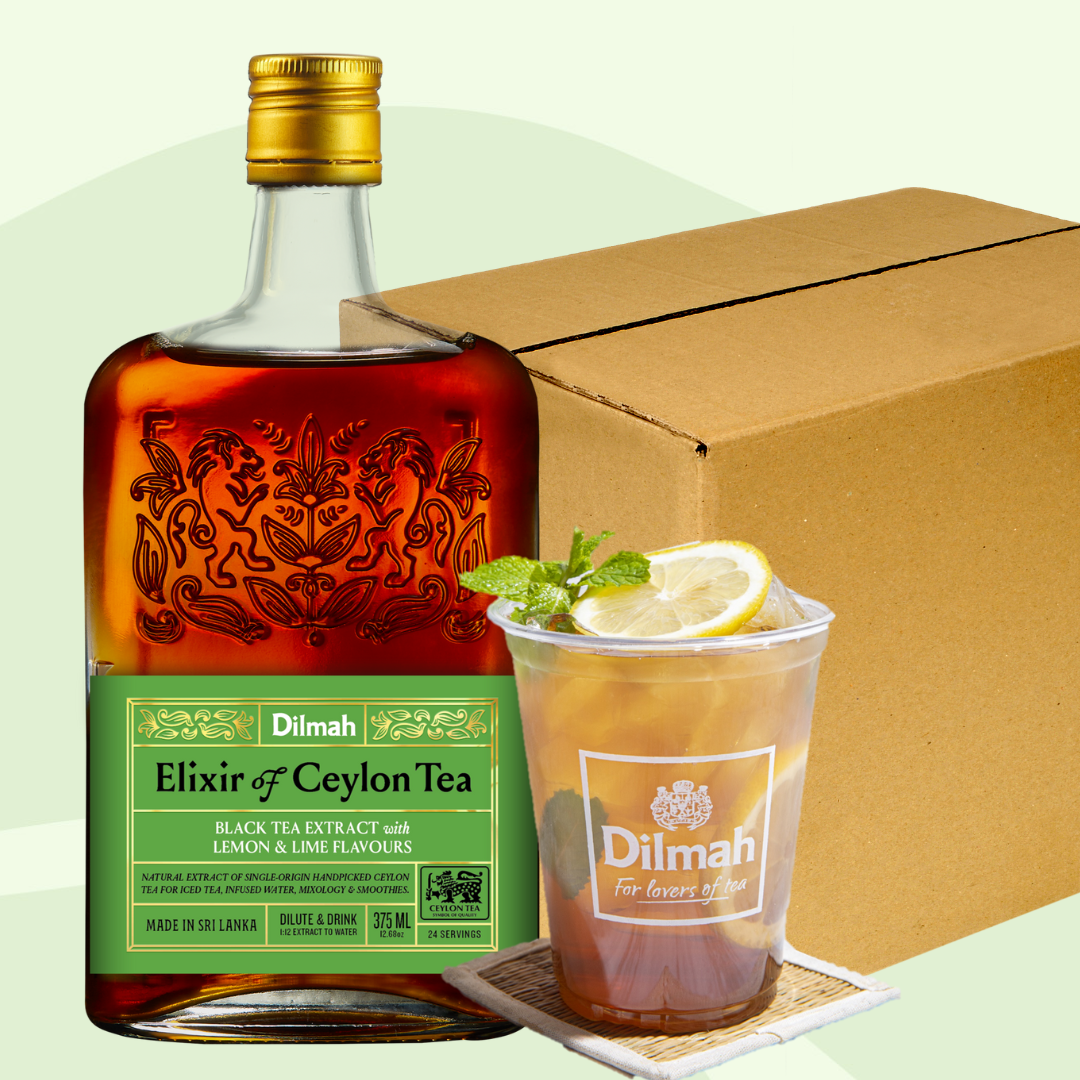Dilmah Natural Extract of Ceylon Tea - Lemon & Lime 375ml 6 Bottles