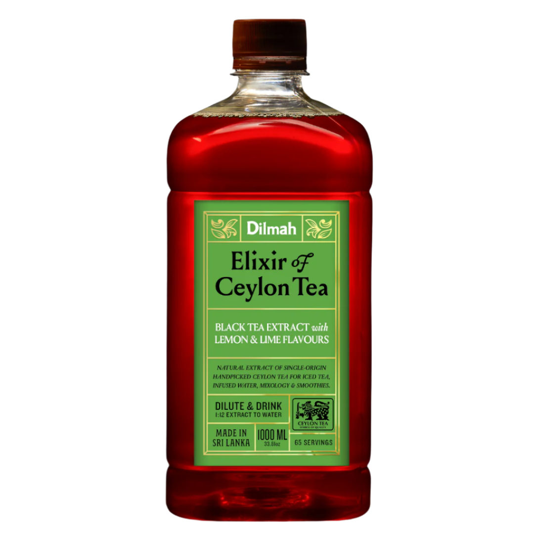 Dilmah Natural Ceylon Tea Extract Lemon & Lime 1 Ltr  6 Bottles