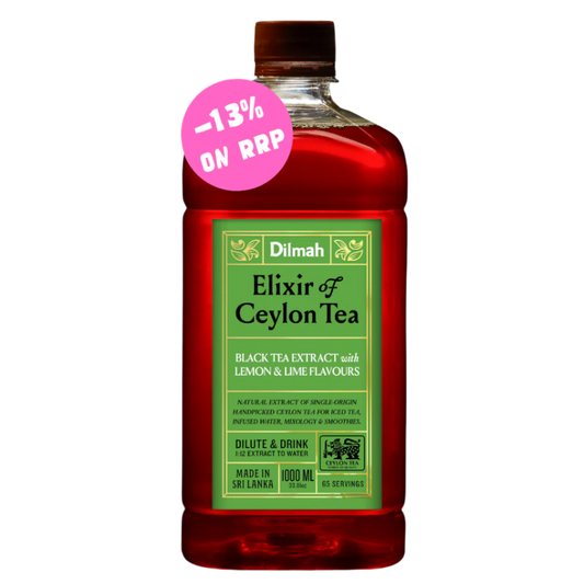 Dilmah Natural Ceylon Tea Extract Lemon & Lime 1 Ltr  6 Bottles