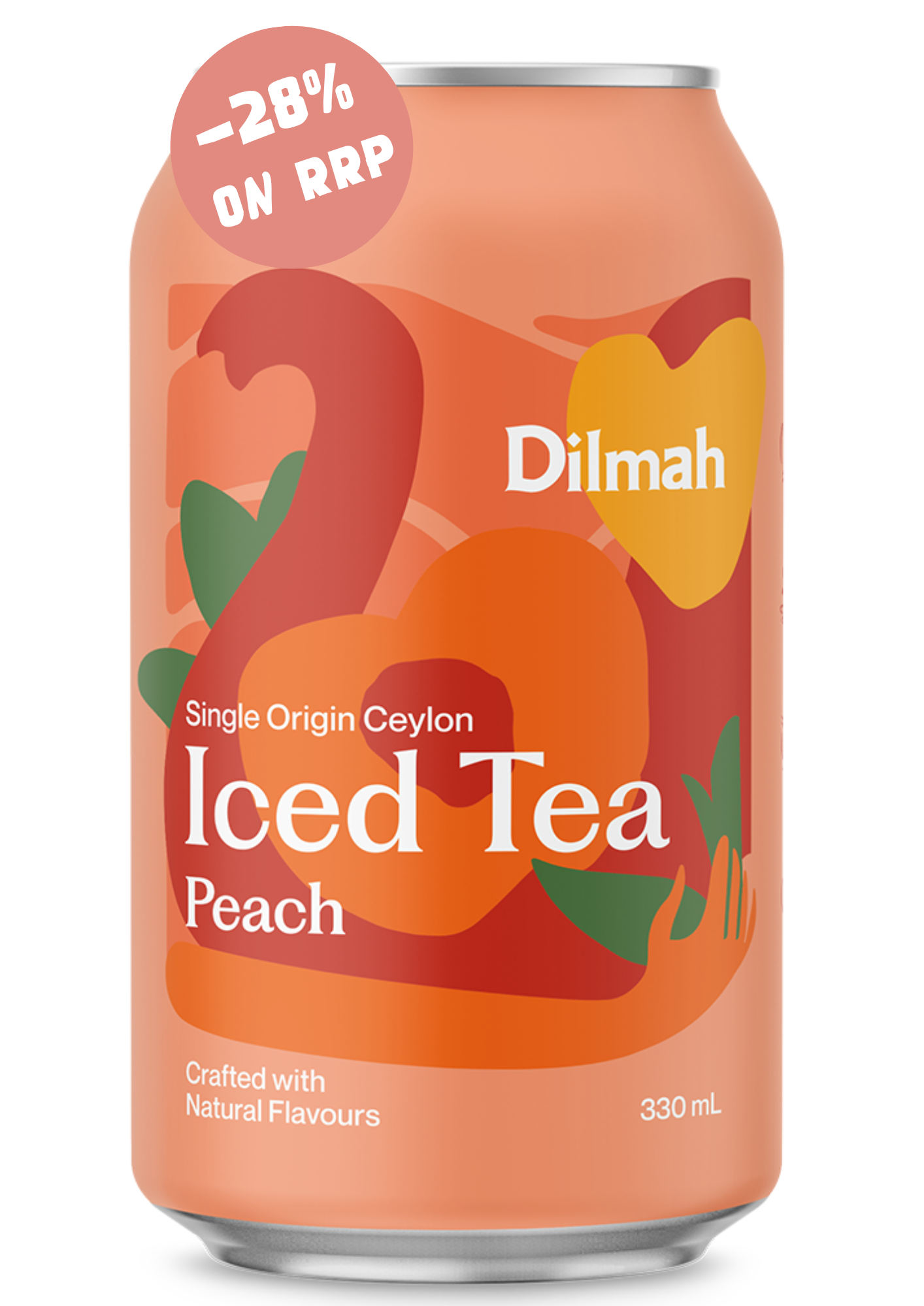 Dilmah Natural Iced Tea Peach 12 Pack
