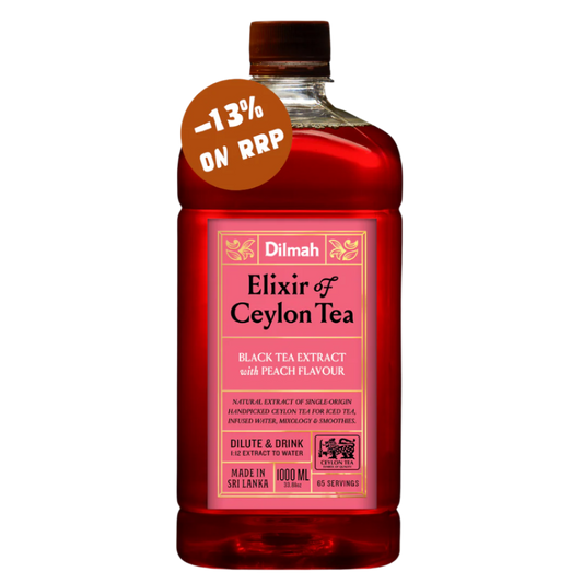 Dilmah Natural Ceylon Tea Extract Peach 1 Ltr 6 Bottles