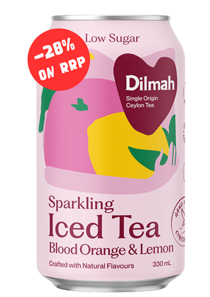 Dilmah Low Sugar Sparkling Natural Blood Orange & Lemon