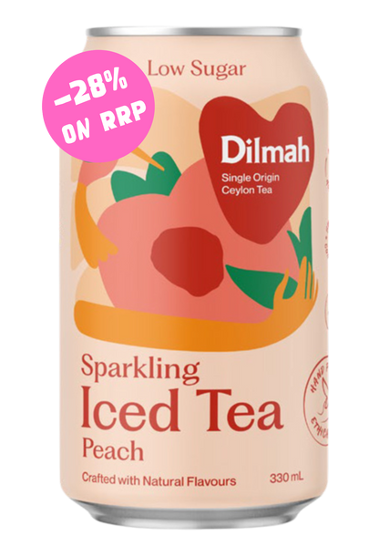 Dilmah Low Sugar Sparkling Natural Peach